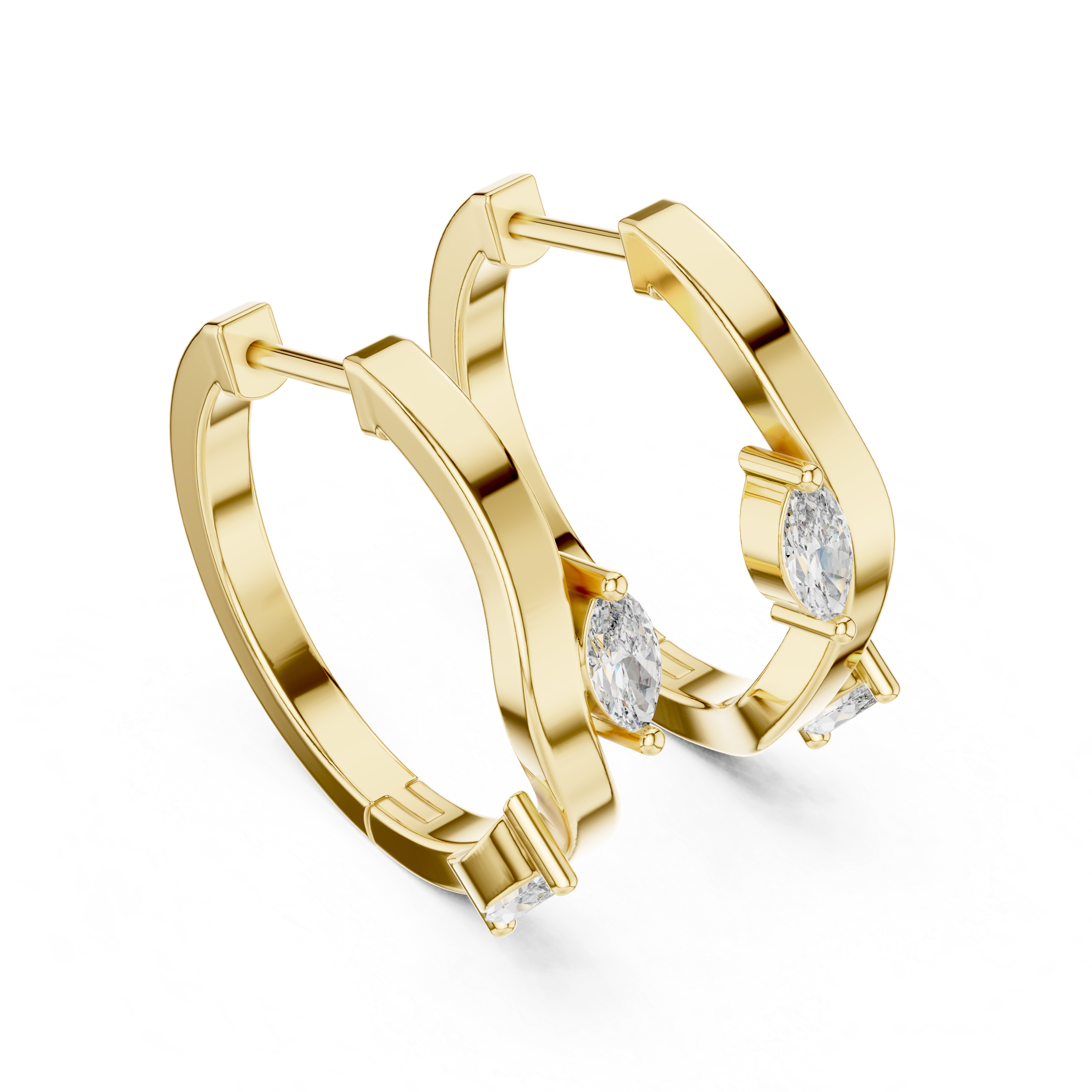 Ethereal Glow Lab Grown Diamond Earrings