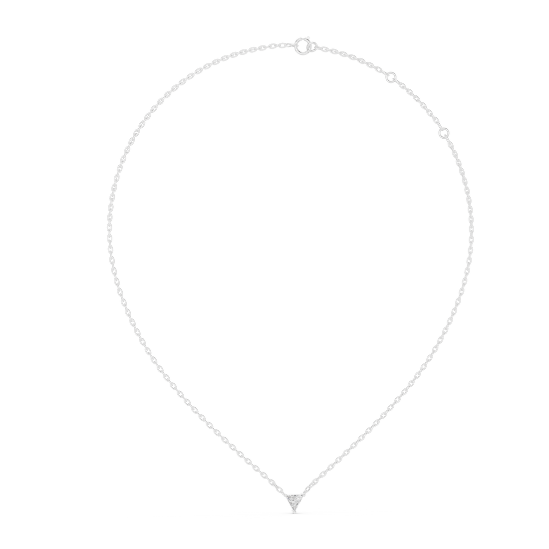 Radiant Triangle Brilliant Lab Grown Diamond Pendant