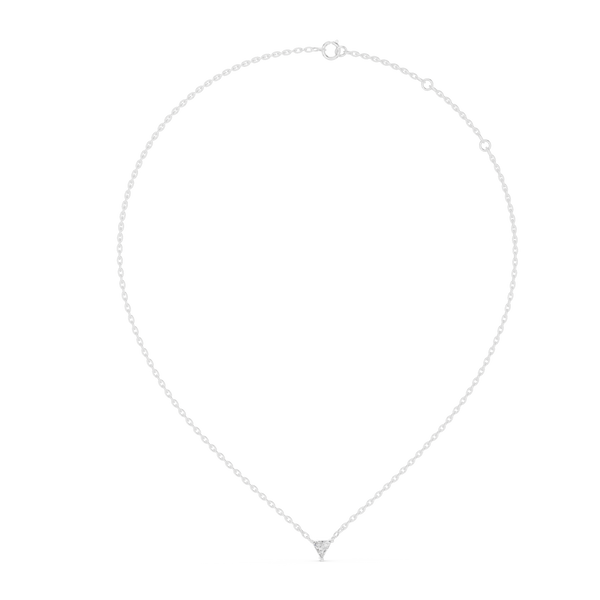Radiant Triangle Brilliant Lab Grown Diamond Pendant