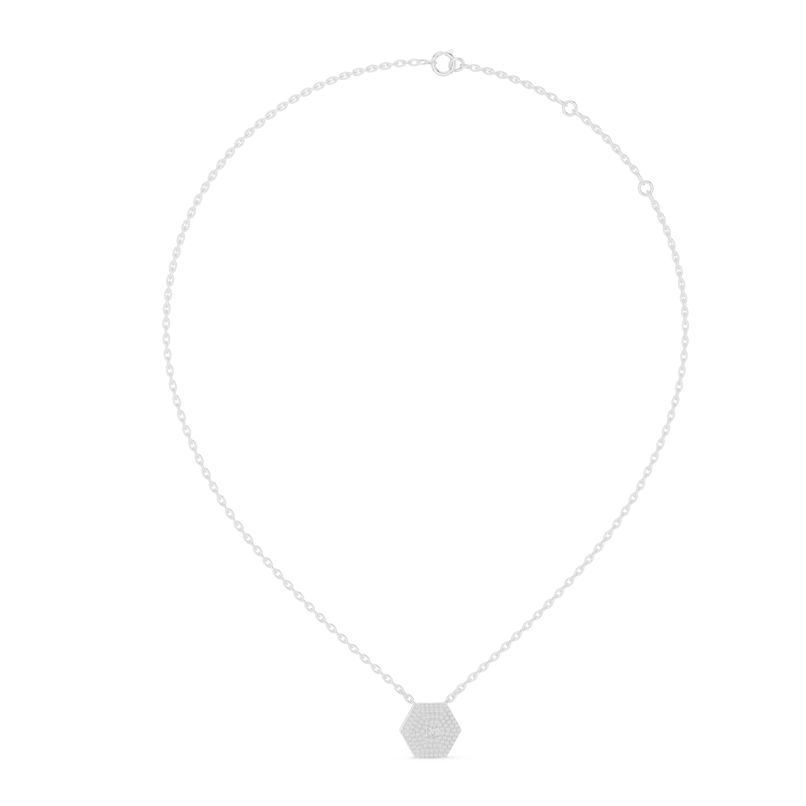 Stunning Infinity Cluster Lab Grown Diamond Pendant