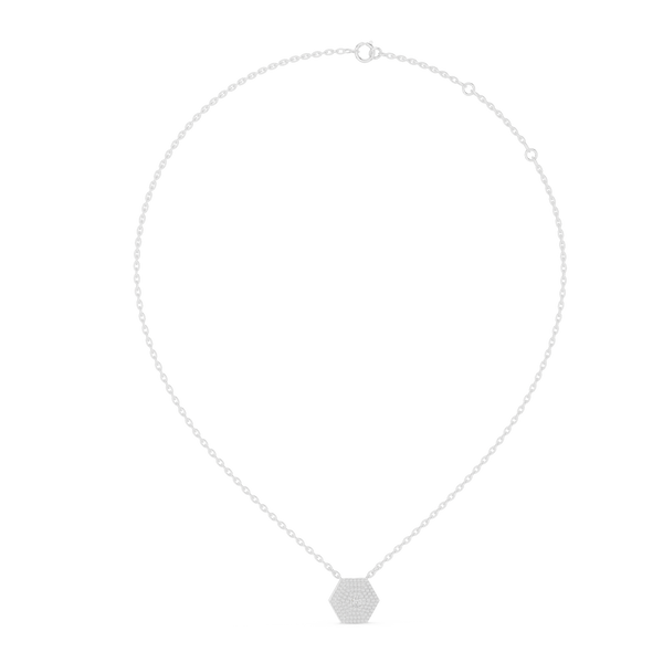 Stunning Infinity Cluster Lab Grown Diamond Pendant
