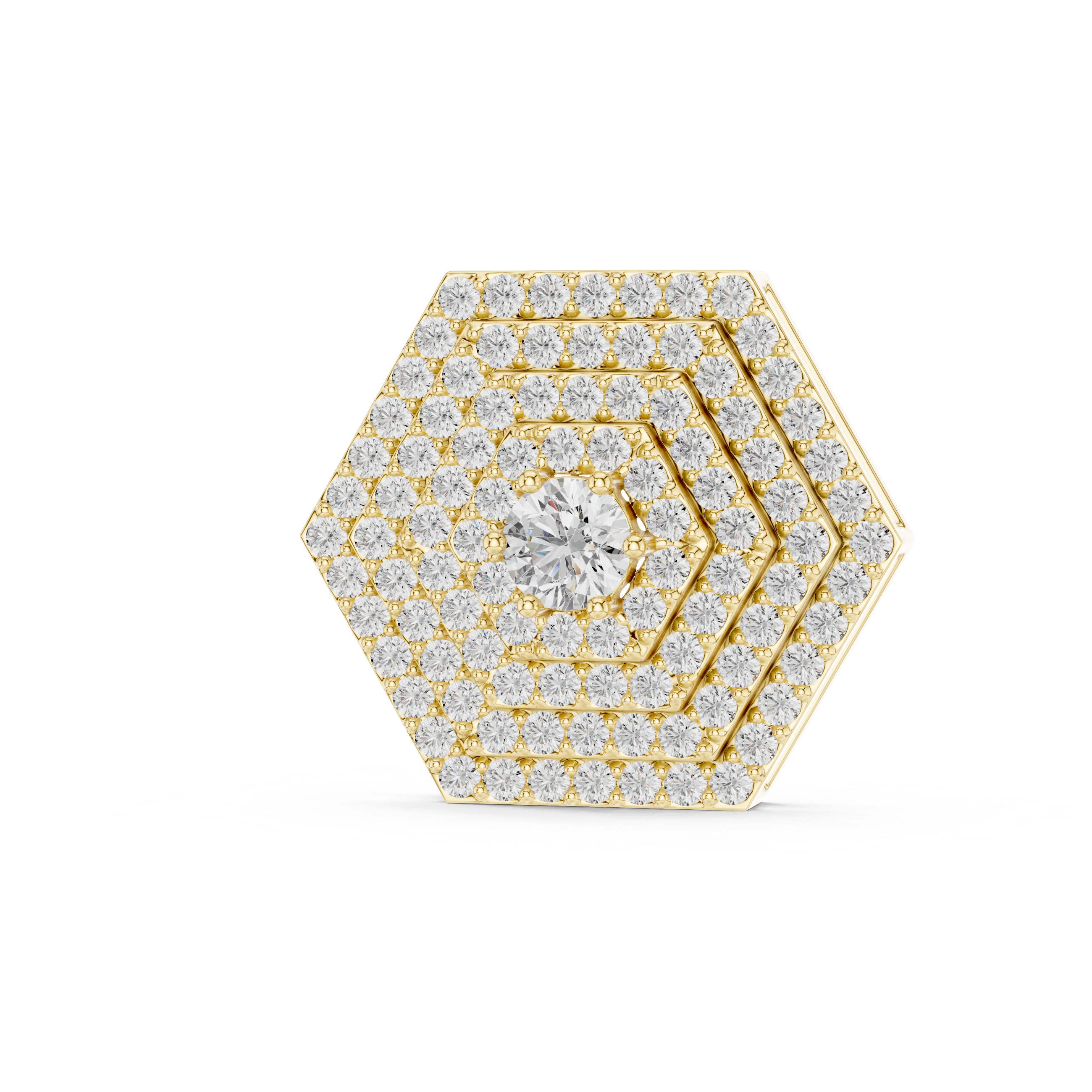 Stunning Infinity Cluster Lab Grown Diamond Pendant