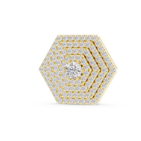 Stunning Infinity Cluster Lab Grown Diamond Pendant
