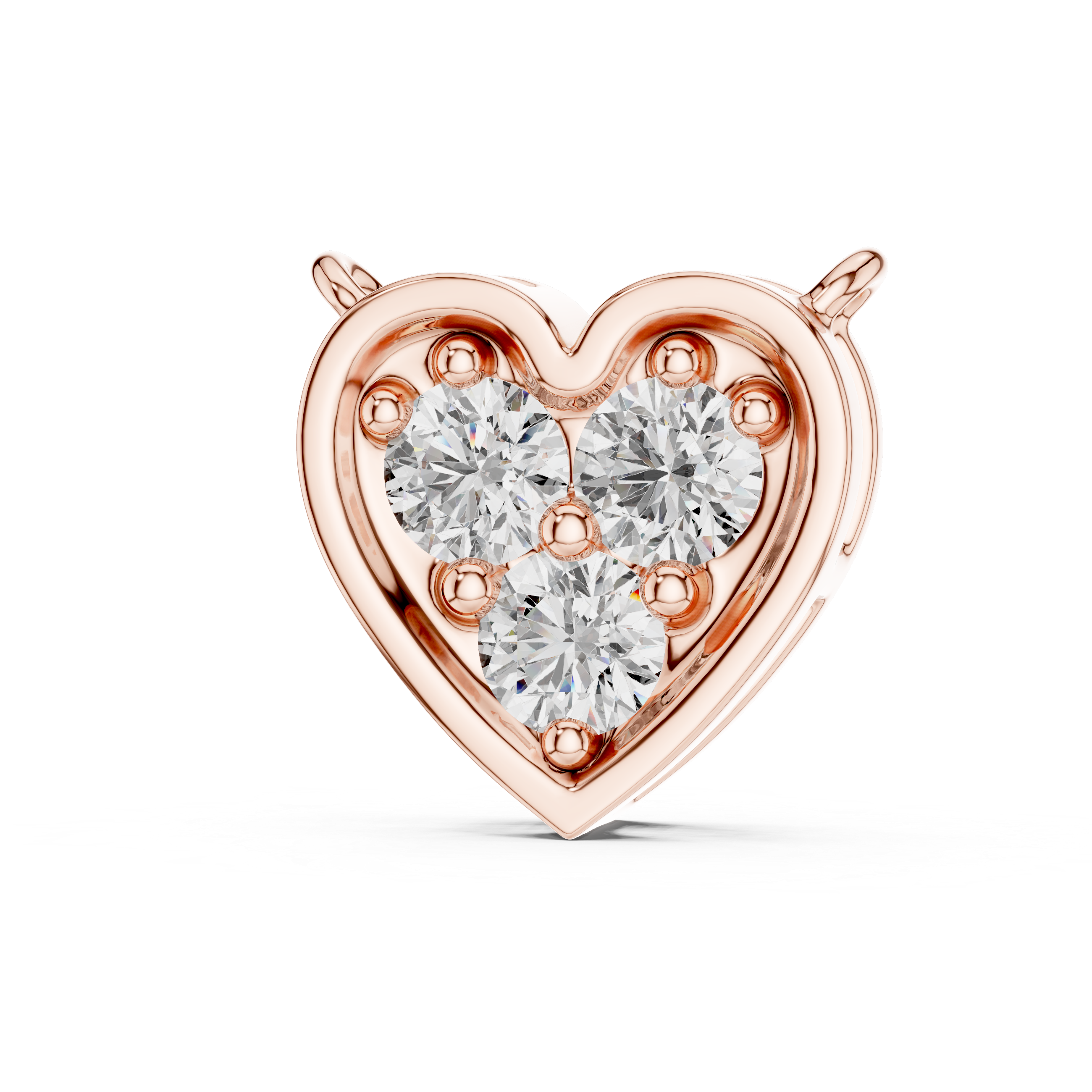 Glistening Halo Circle Lab Grown Diamond Pendant
