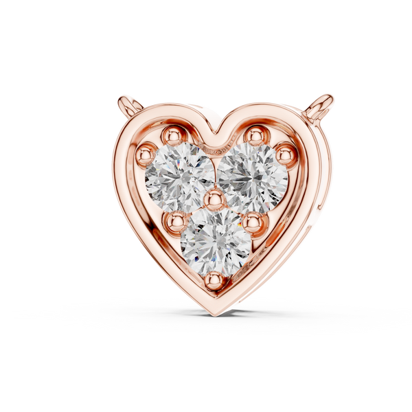 Glistening Halo Circle Lab Grown Diamond Pendant