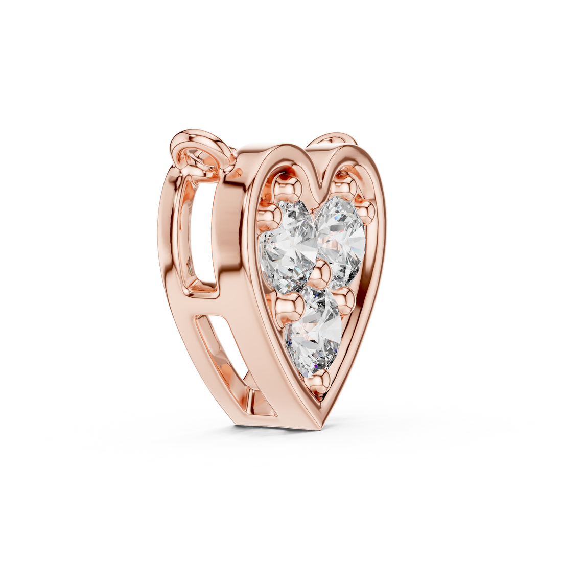 Glistening Halo Circle Lab Grown Diamond Pendant