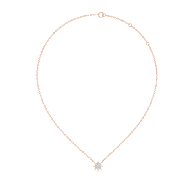 Elegant Floating Solitaire Lab Grown Diamond Pendant