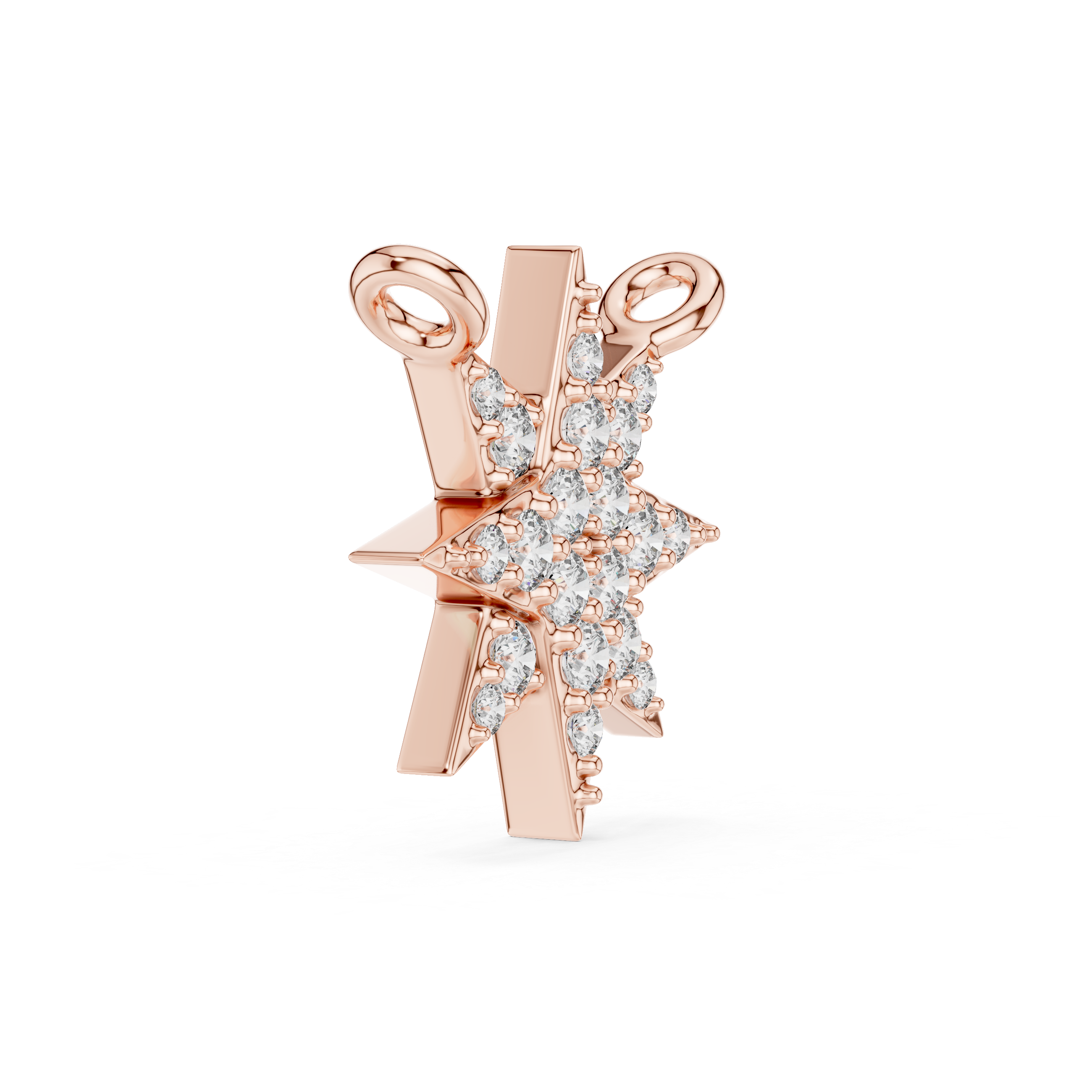 Elegant Floating Solitaire Lab Grown Diamond Pendant
