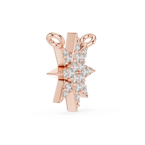 Elegant Floating Solitaire Lab Grown Diamond Pendant