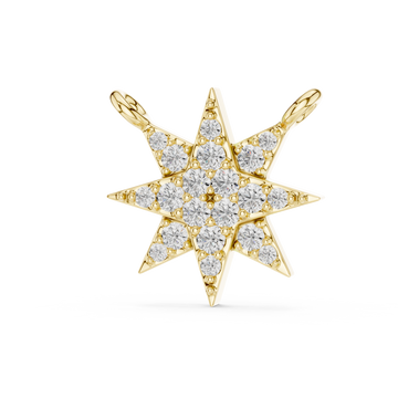 Elegant Floating Solitaire Lab Grown Diamond Pendant