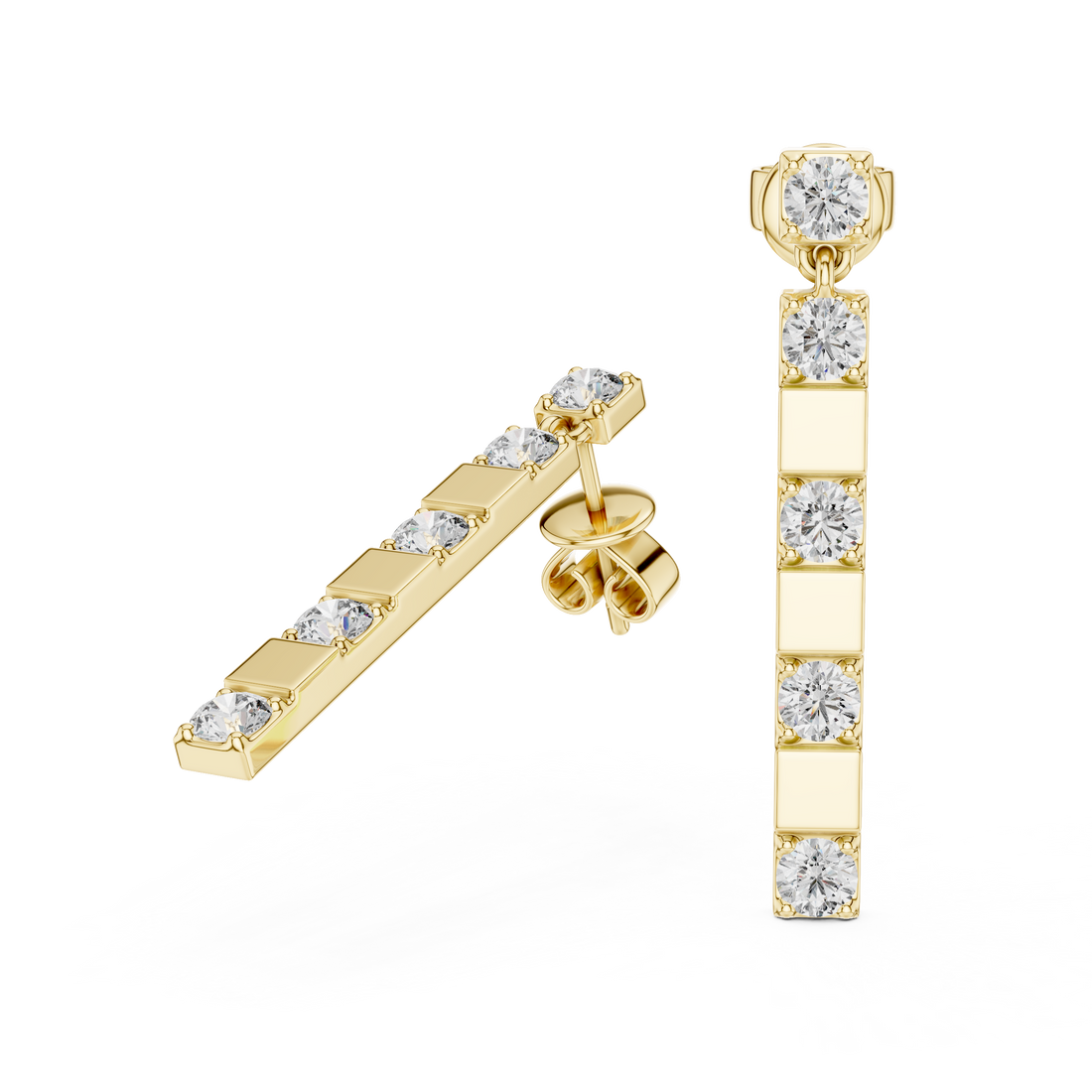Petal Blossom Lab Grown Diamond Earrings