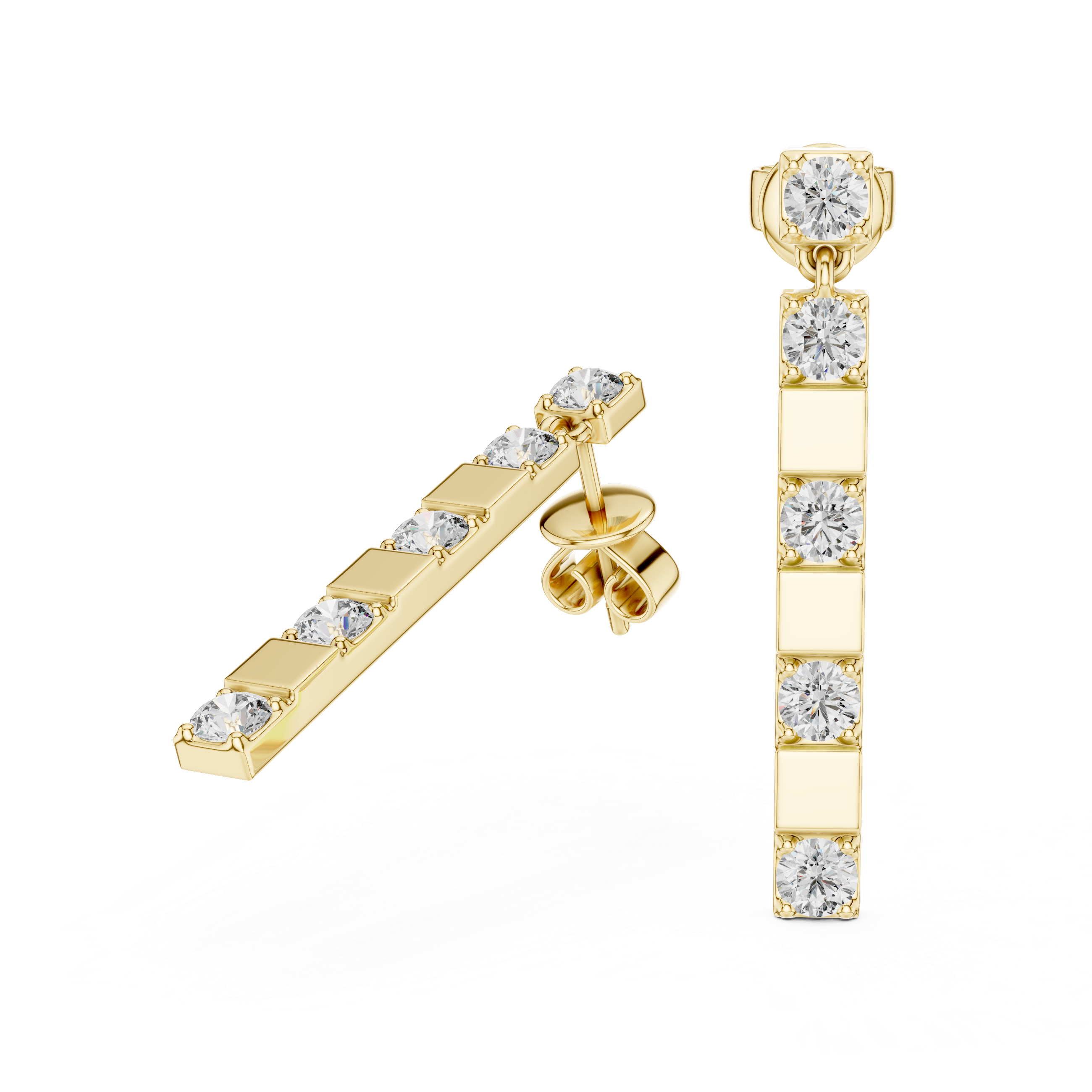 Petal Blossom Lab Grown Diamond Earrings