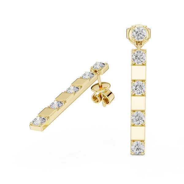 Petal Blossom Lab Grown Diamond Earrings