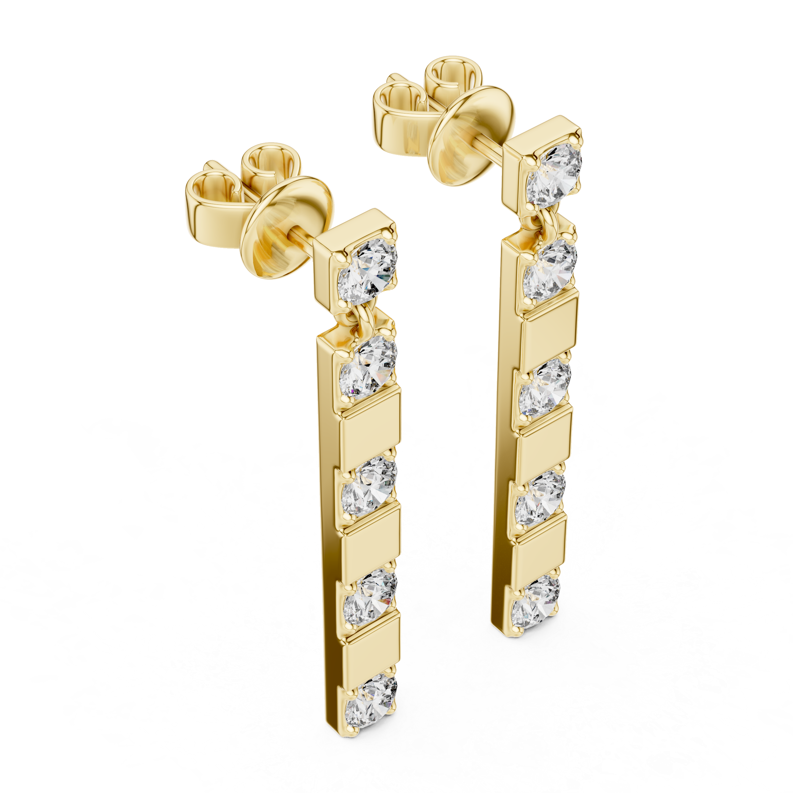 Petal Blossom Lab Grown Diamond Earrings