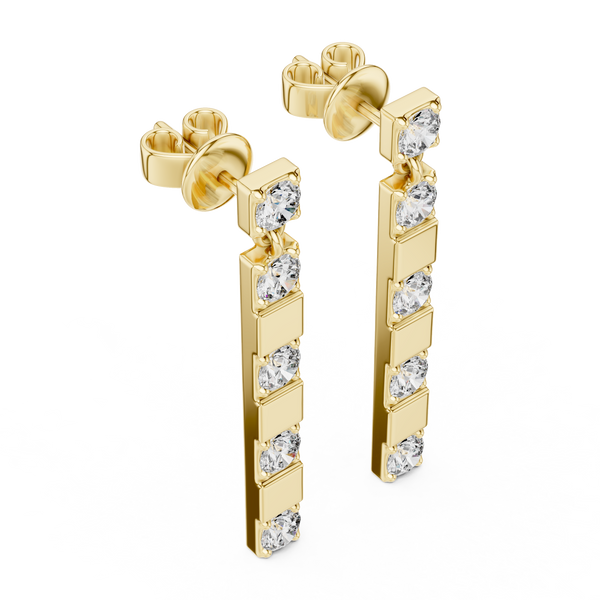 Petal Blossom Lab Grown Diamond Earrings