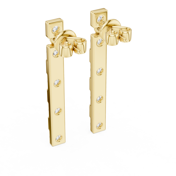 Petal Blossom Lab Grown Diamond Earrings