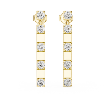 Petal Blossom Lab Grown Diamond Earrings