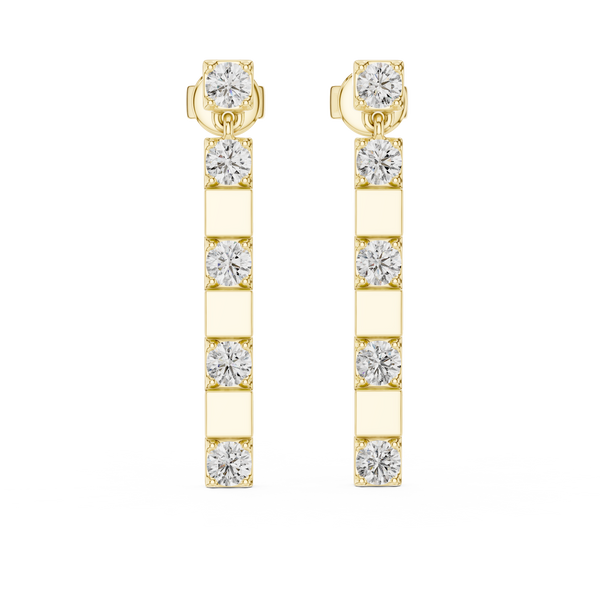 Petal Blossom Lab Grown Diamond Earrings
