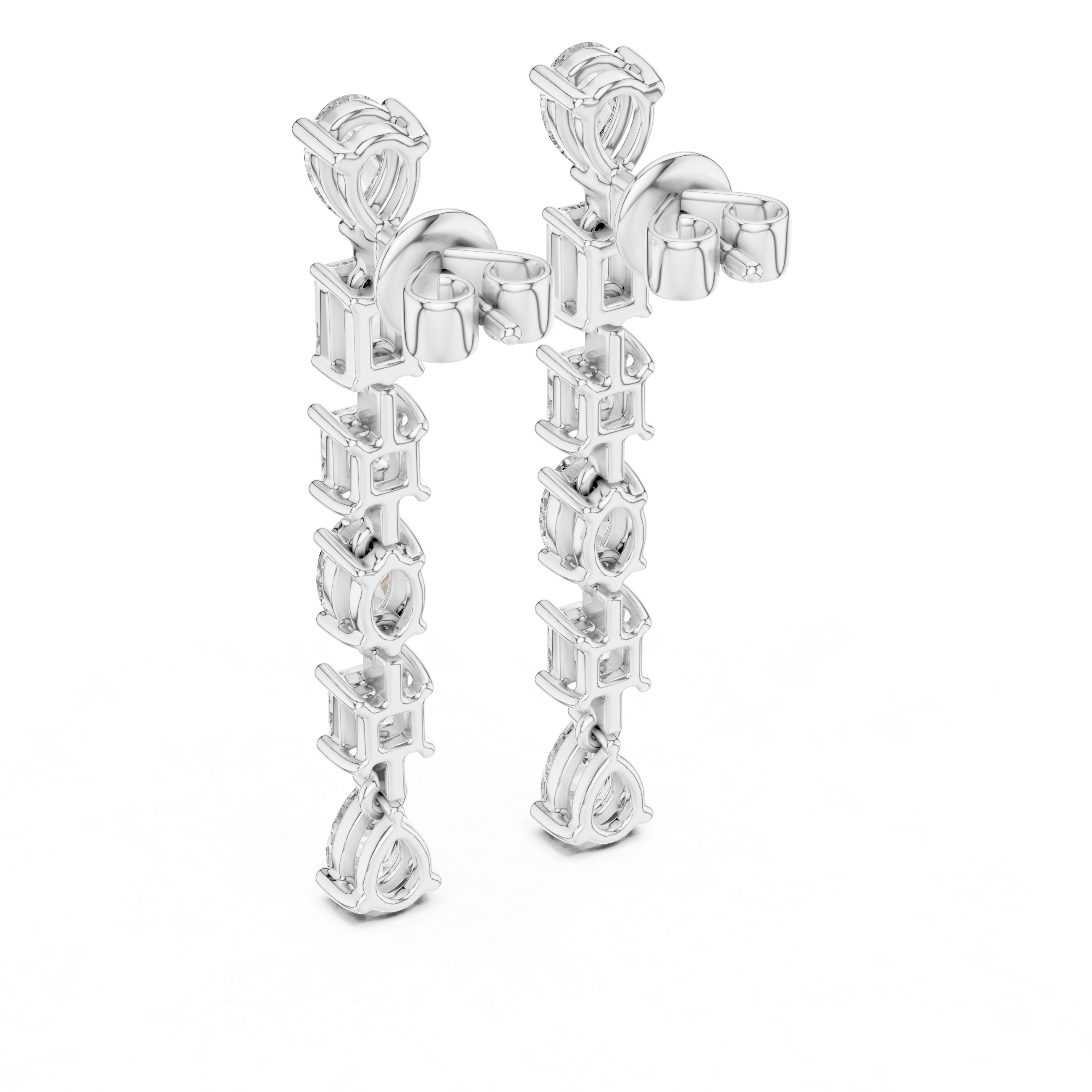 Subtle Dot Lab Grown Diamond Earrings