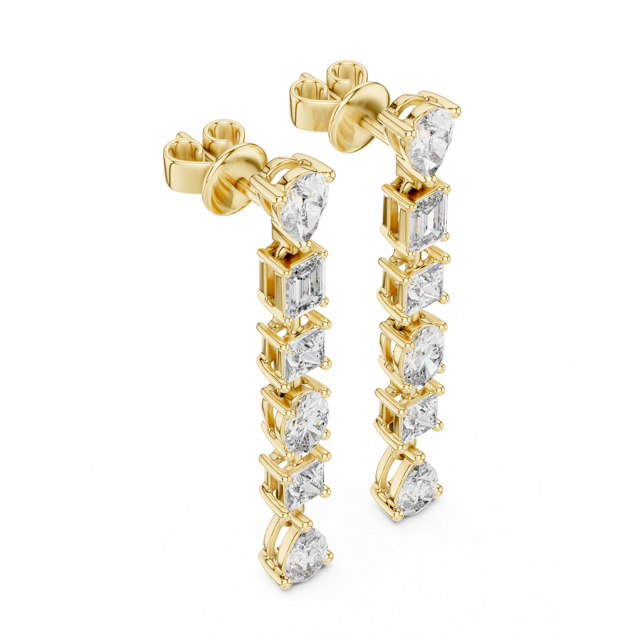 Subtle Dot Lab Grown Diamond Earrings