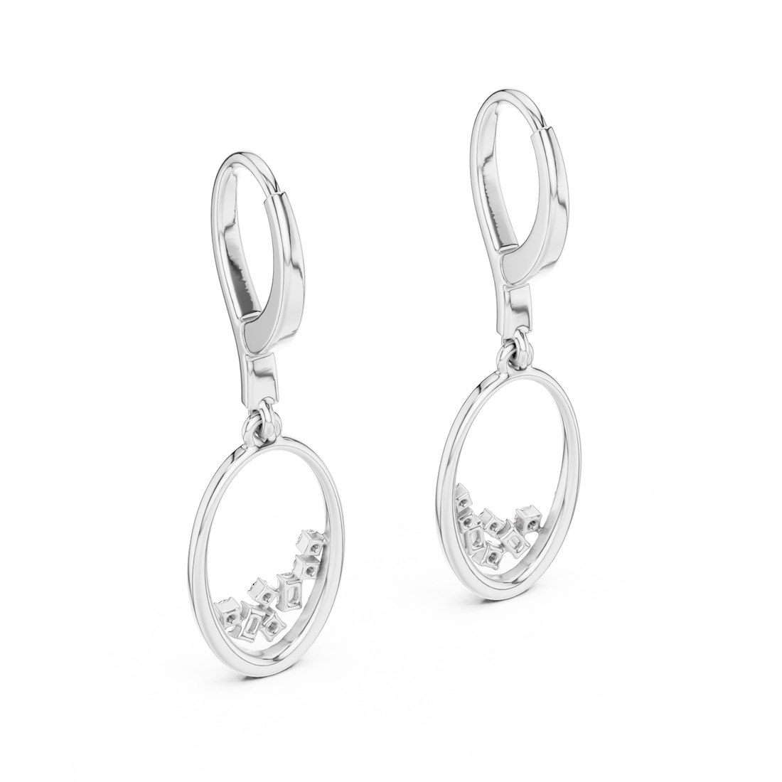 Vibrant Statement Lab Grown Diamond Earrings
