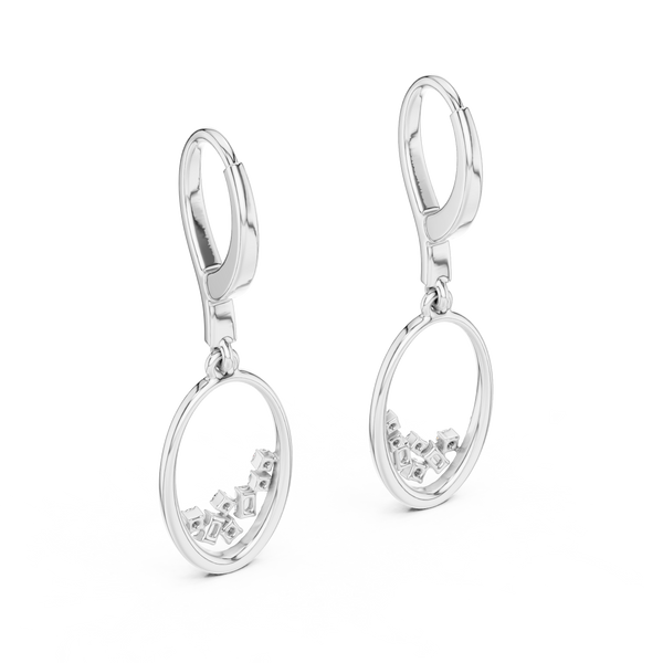 Vibrant Statement Lab Grown Diamond Earrings