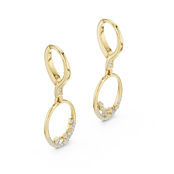 Vibrant Statement Lab Grown Diamond Earrings
