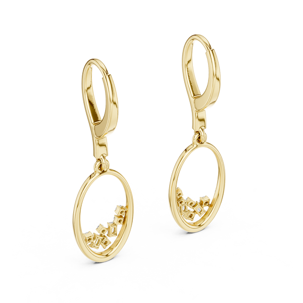 Vibrant Statement Lab Grown Diamond Earrings