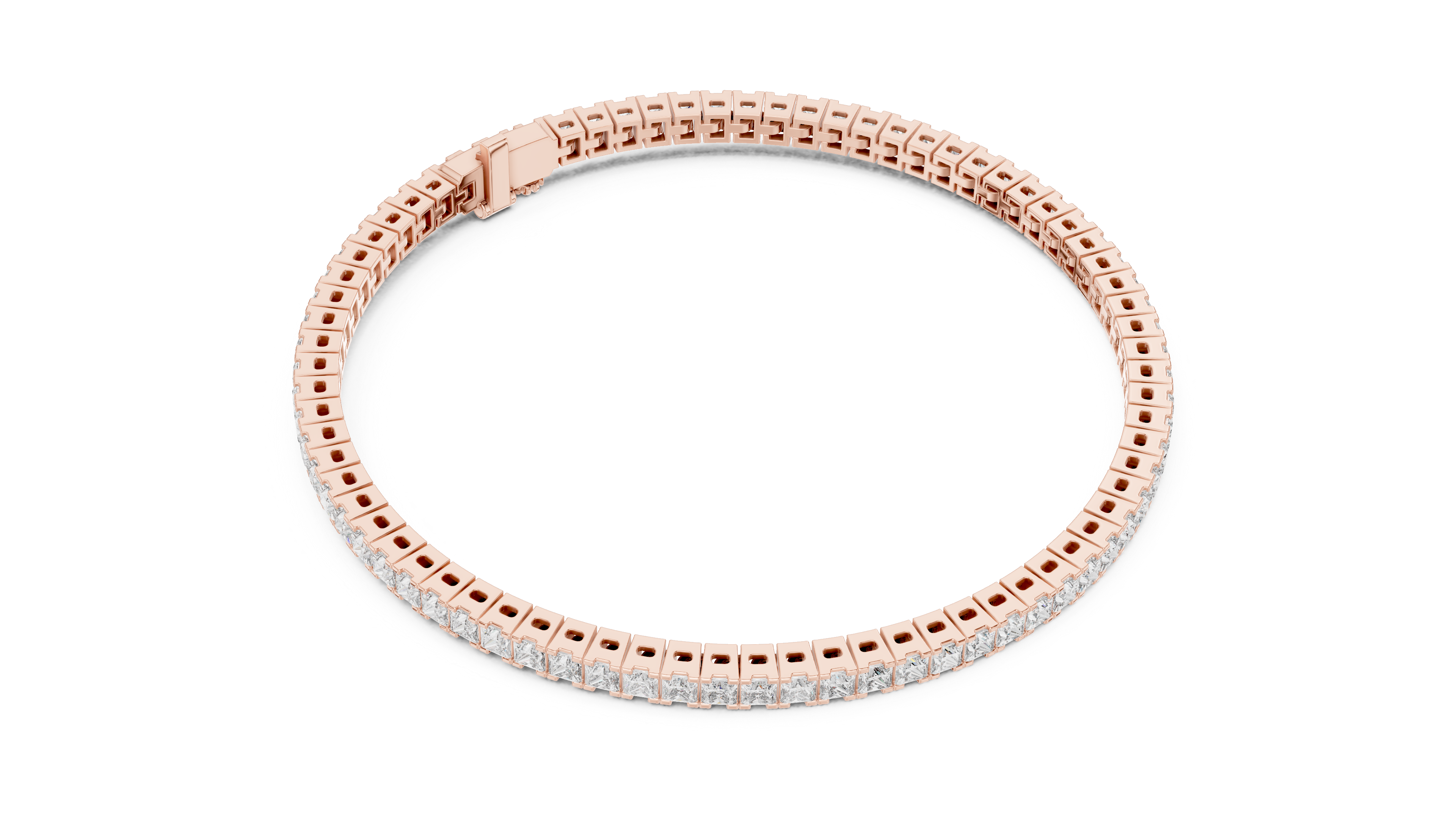 Dainty Tapered Band Lab grown diamond Bracelet