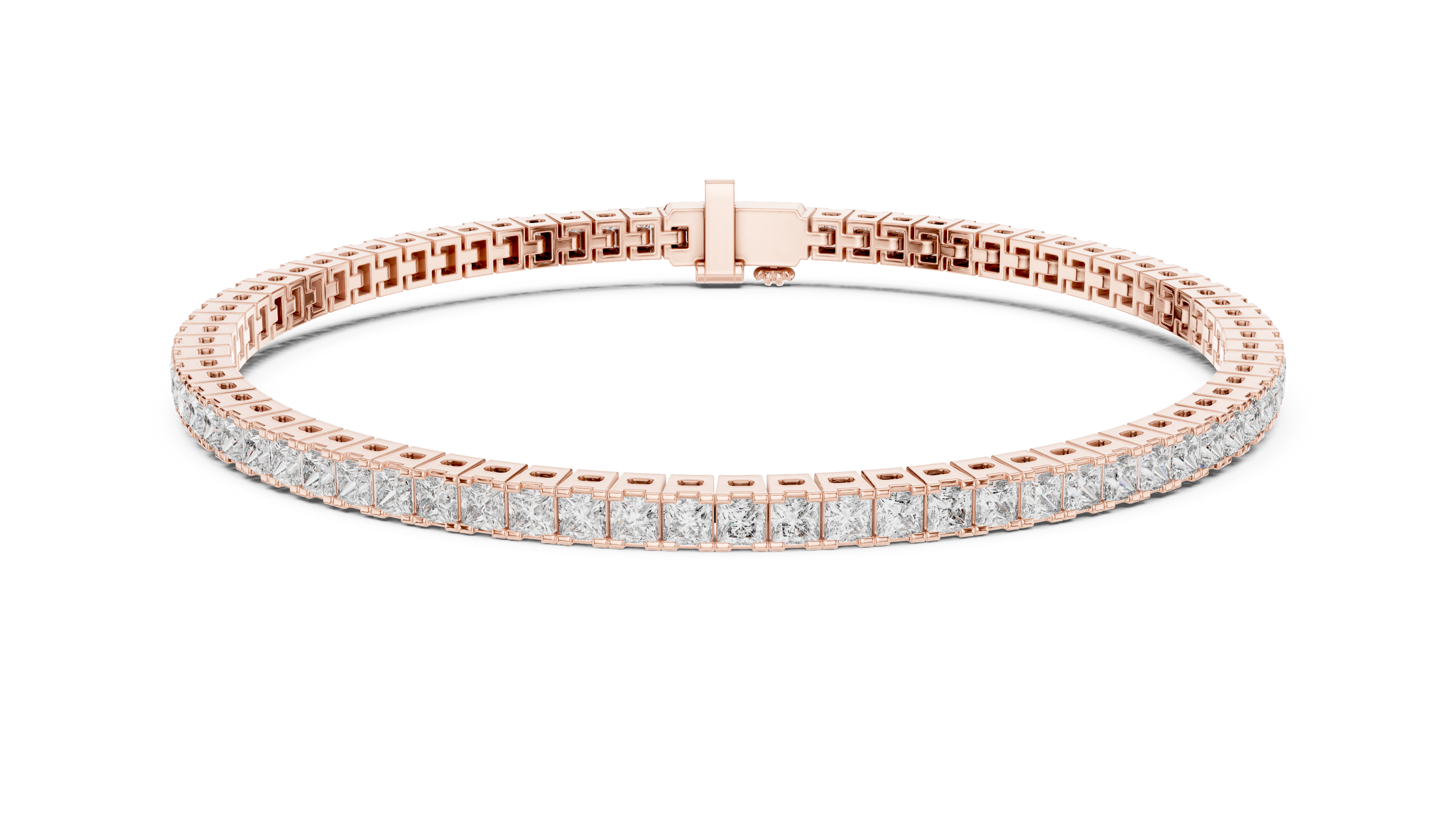 Dainty Tapered Band Lab grown diamond Bracelet