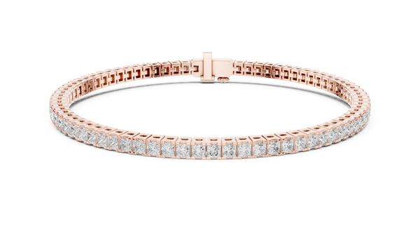 Dainty Tapered Band Lab grown diamond Bracelet