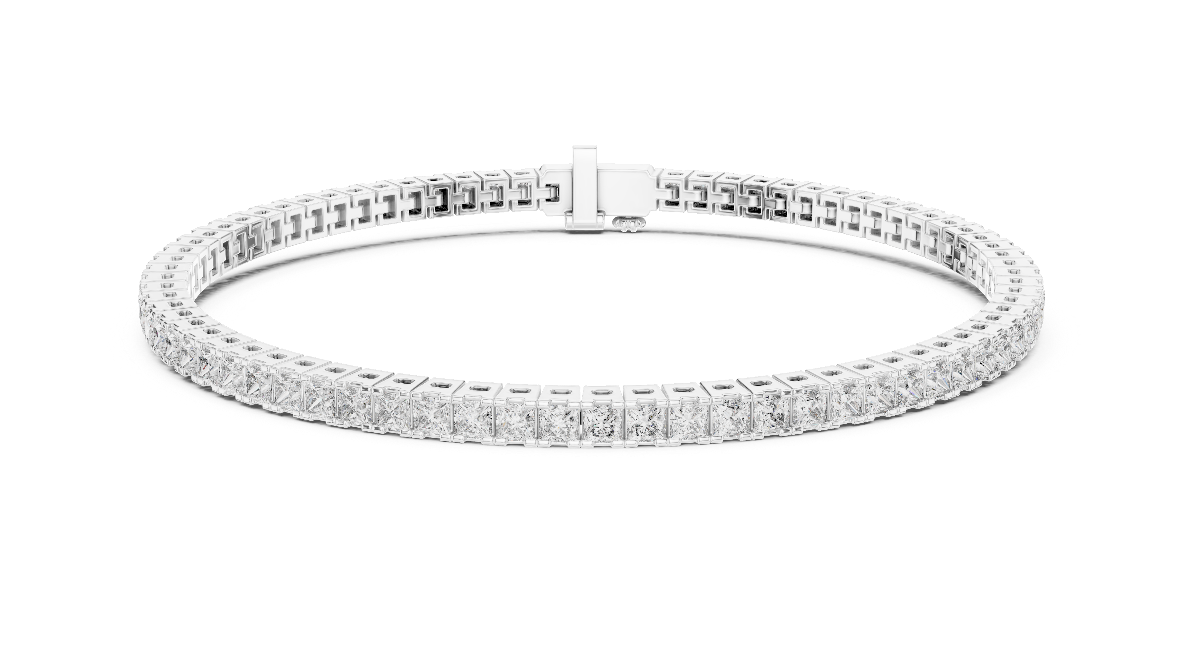 Dainty Tapered Band Lab grown diamond Bracelet