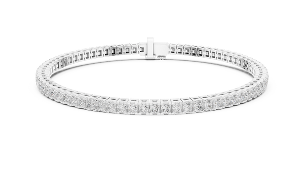 Dainty Tapered Band Lab grown diamond Bracelet