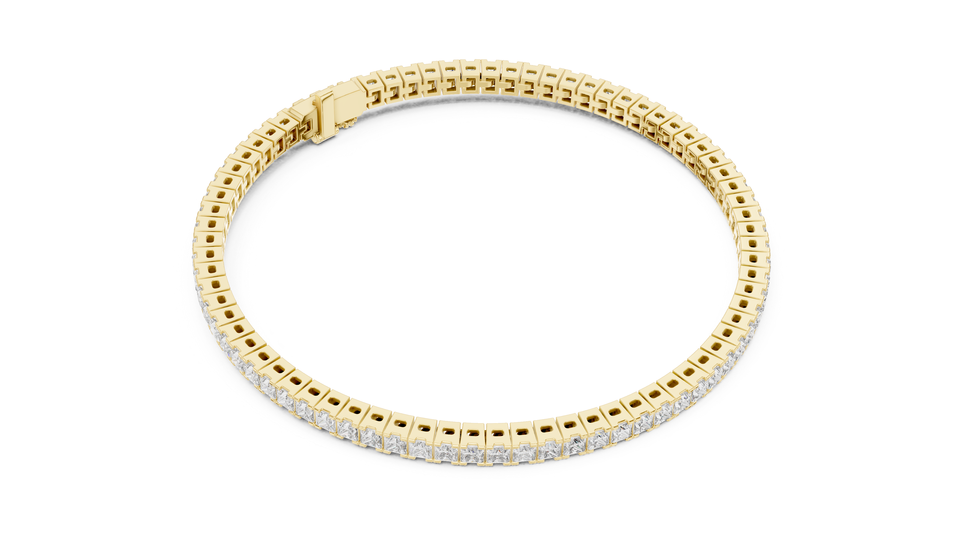 Dainty Tapered Band Lab grown diamond Bracelet