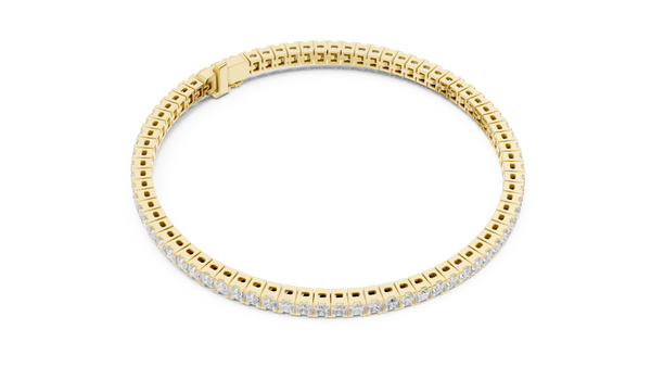 Dainty Tapered Band Lab grown diamond Bracelet