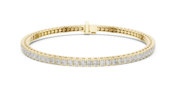 Dainty Tapered Band Lab grown diamond Bracelet