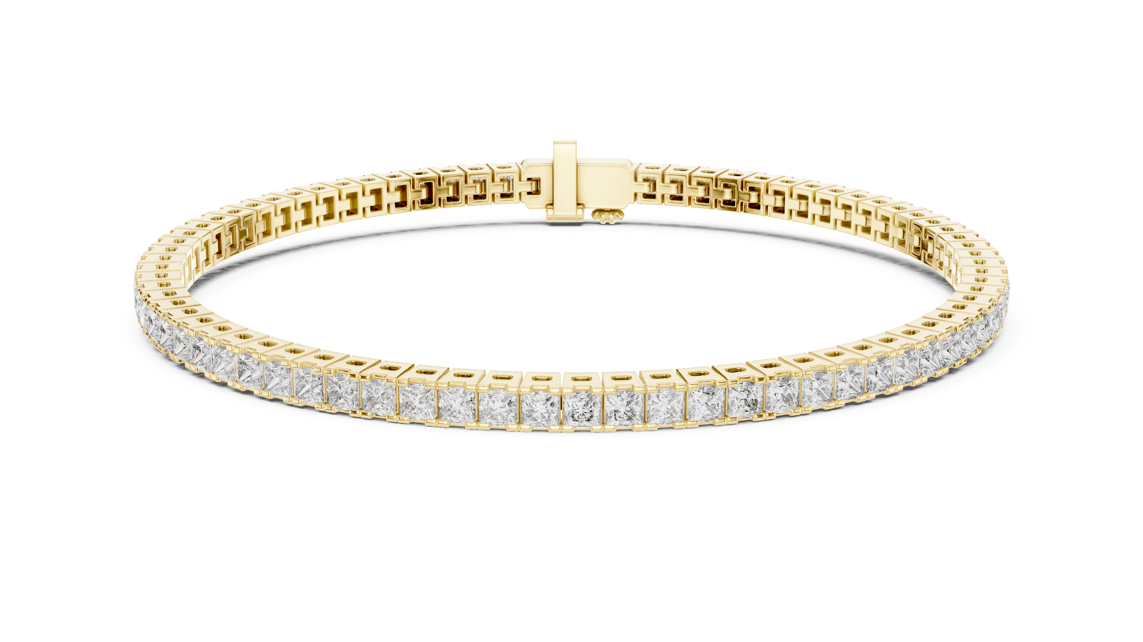 Dainty Tapered Band Lab grown diamond Bracelet