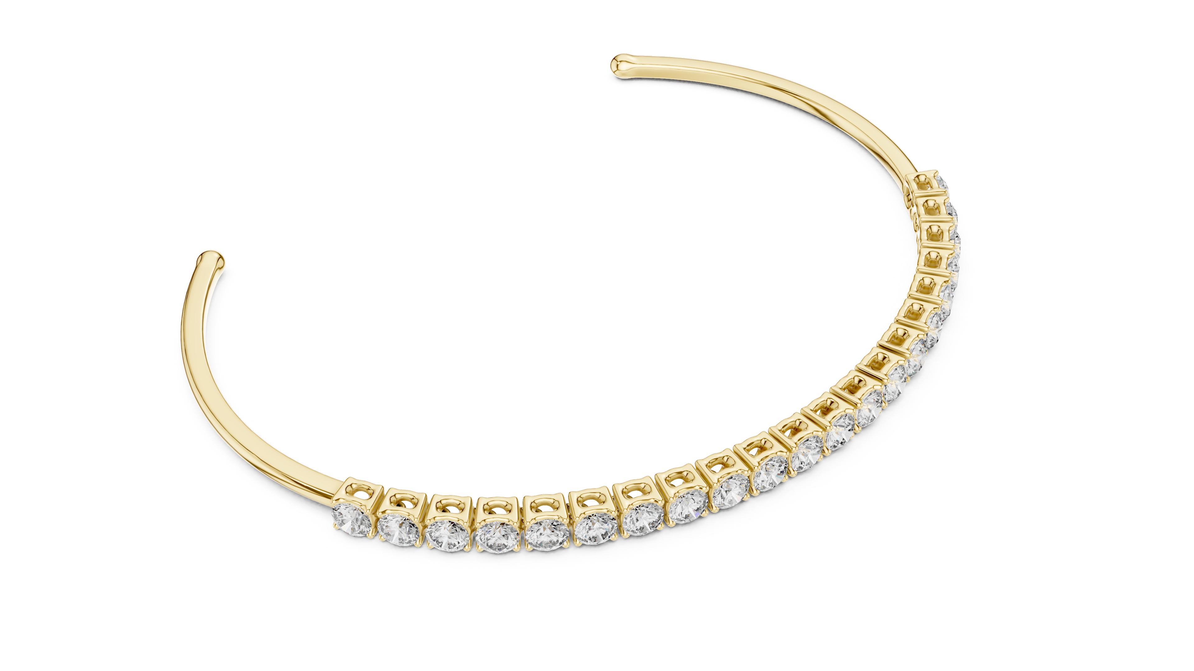Classic Cathedral Set Lab grown diamond Bracelet
