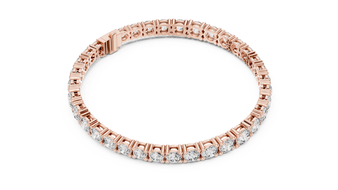 Modern Architectural Tension Lab grown diamond Bracelet