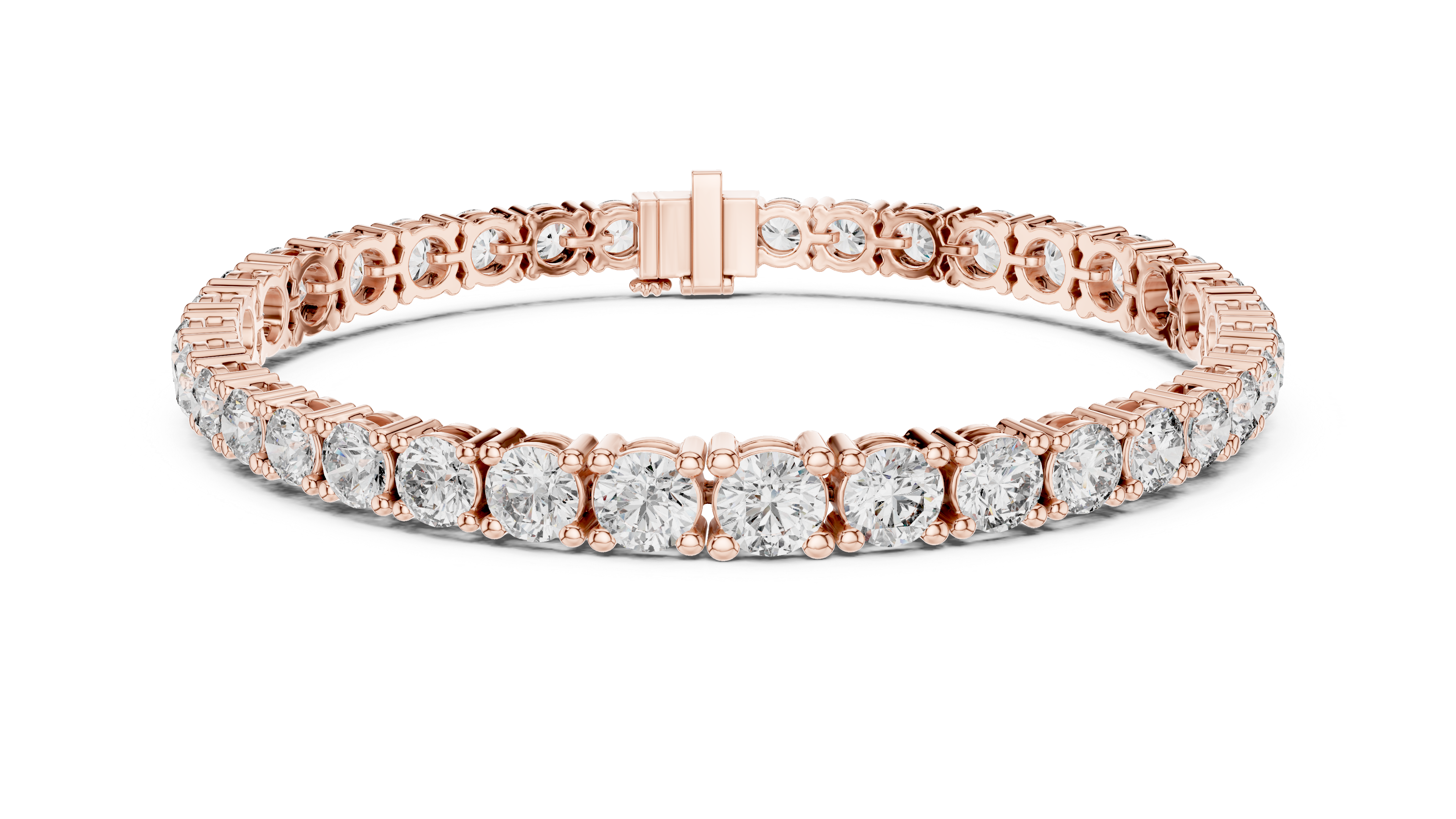 Modern Architectural Tension Lab grown diamond Bracelet