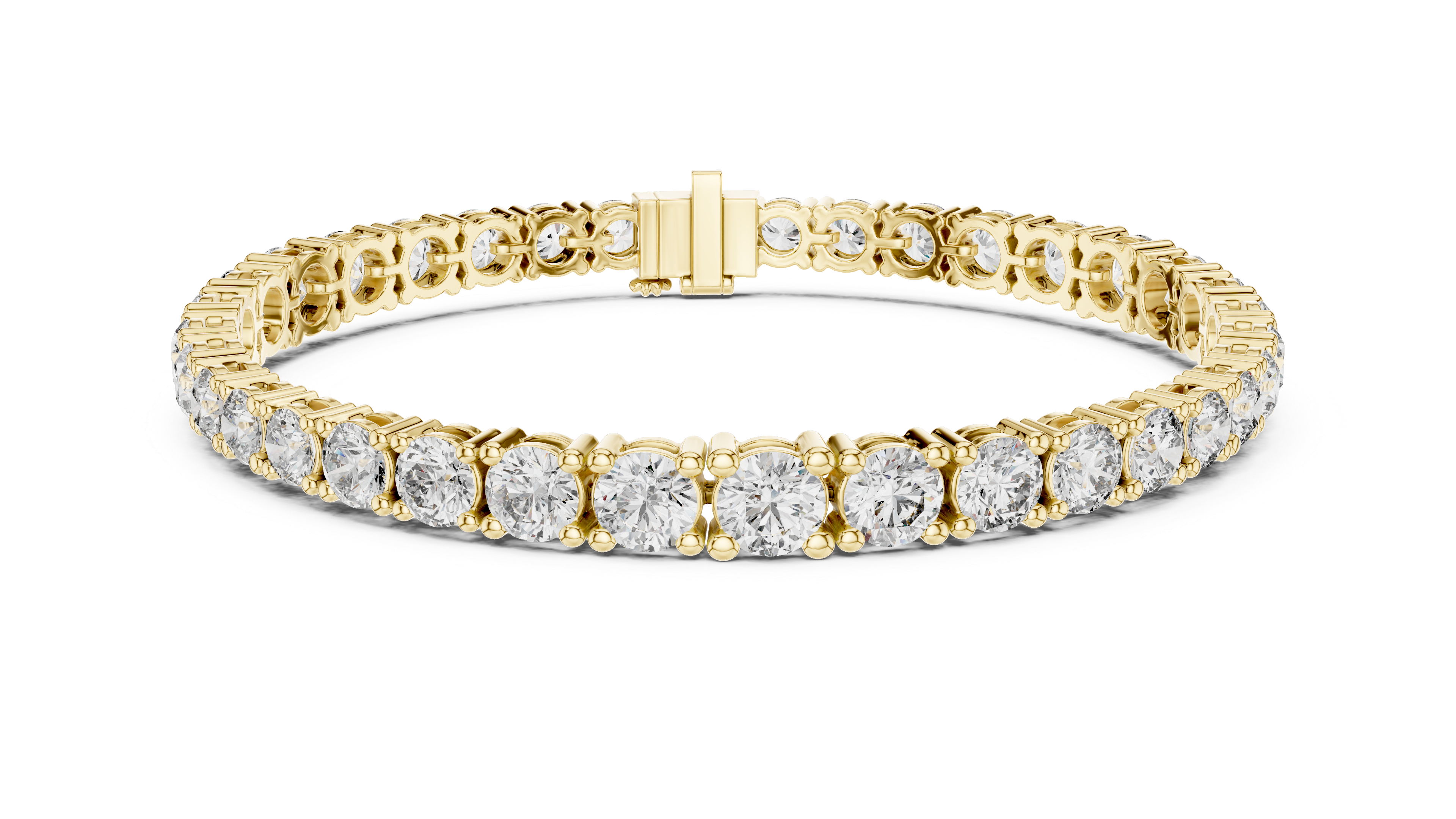 Modern Architectural Tension Lab grown diamond Bracelet
