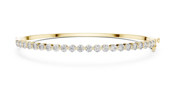 Elegant Floating Solitaire Lab grown diamond Bracelet