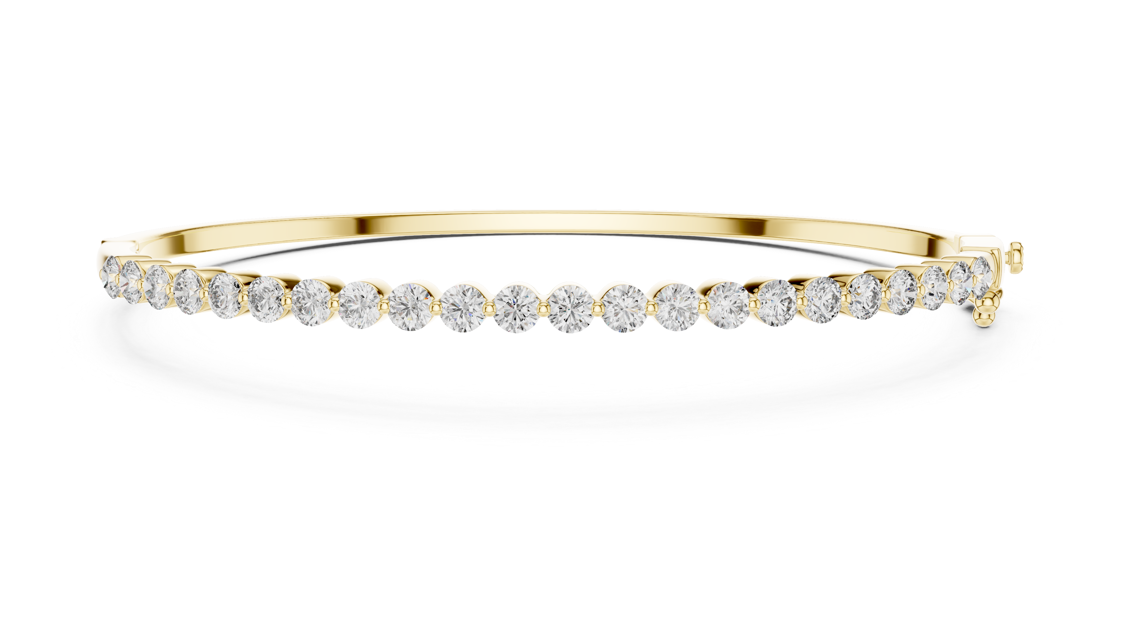 Elegant Floating Solitaire Lab grown diamond Bracelet