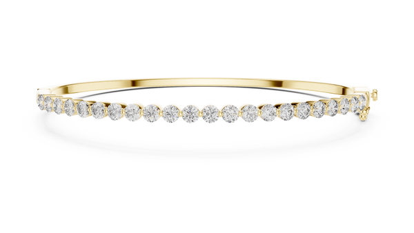 Elegant Floating Solitaire Lab grown diamond Bracelet