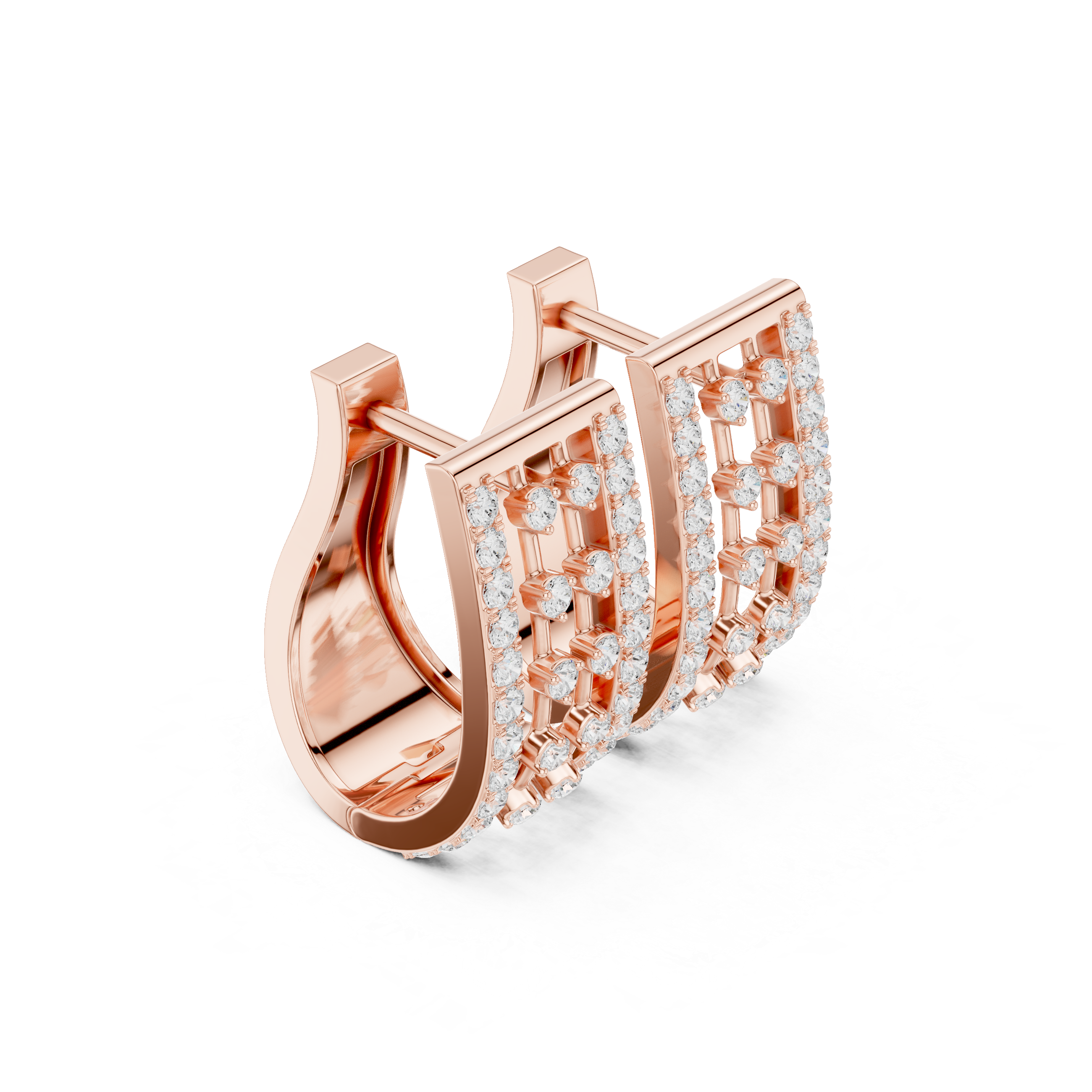 Zephyr Wind Lab Grown Diamond Earrings Jewelry
