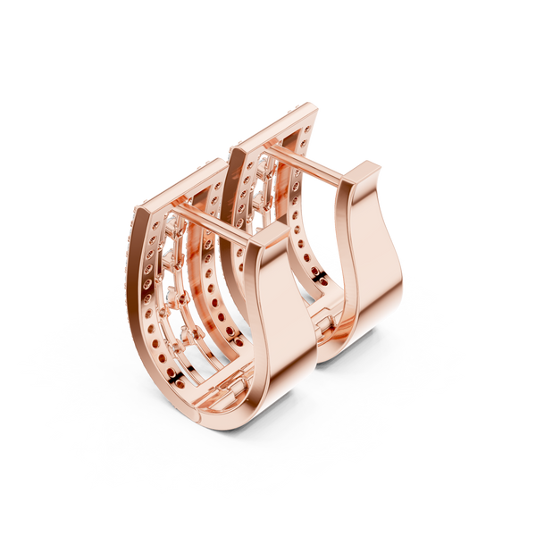 Zephyr Wind Lab Grown Diamond Earrings Jewelry