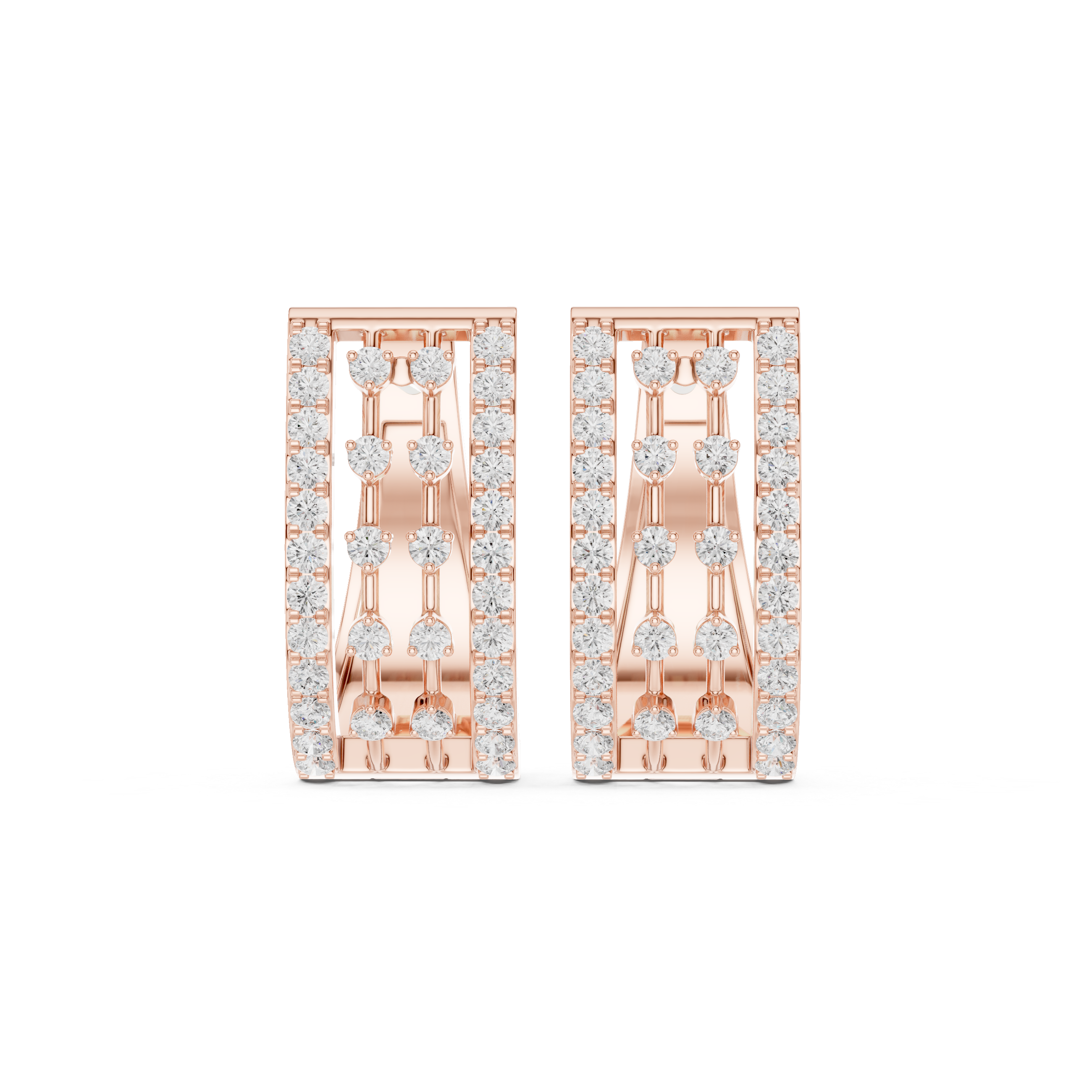 Zephyr Wind Lab Grown Diamond Earrings Jewelry