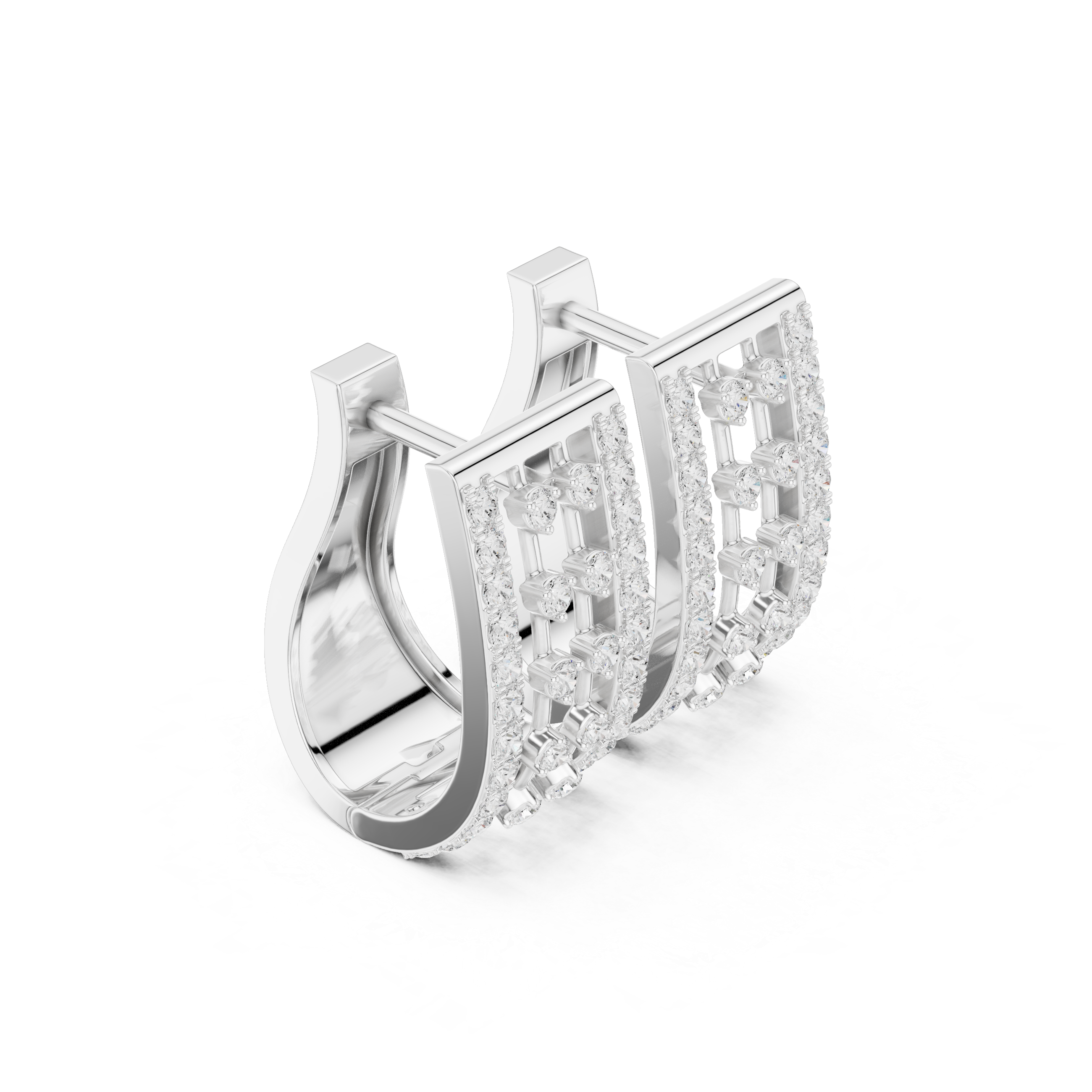 Zephyr Wind Lab Grown Diamond Earrings Jewelry