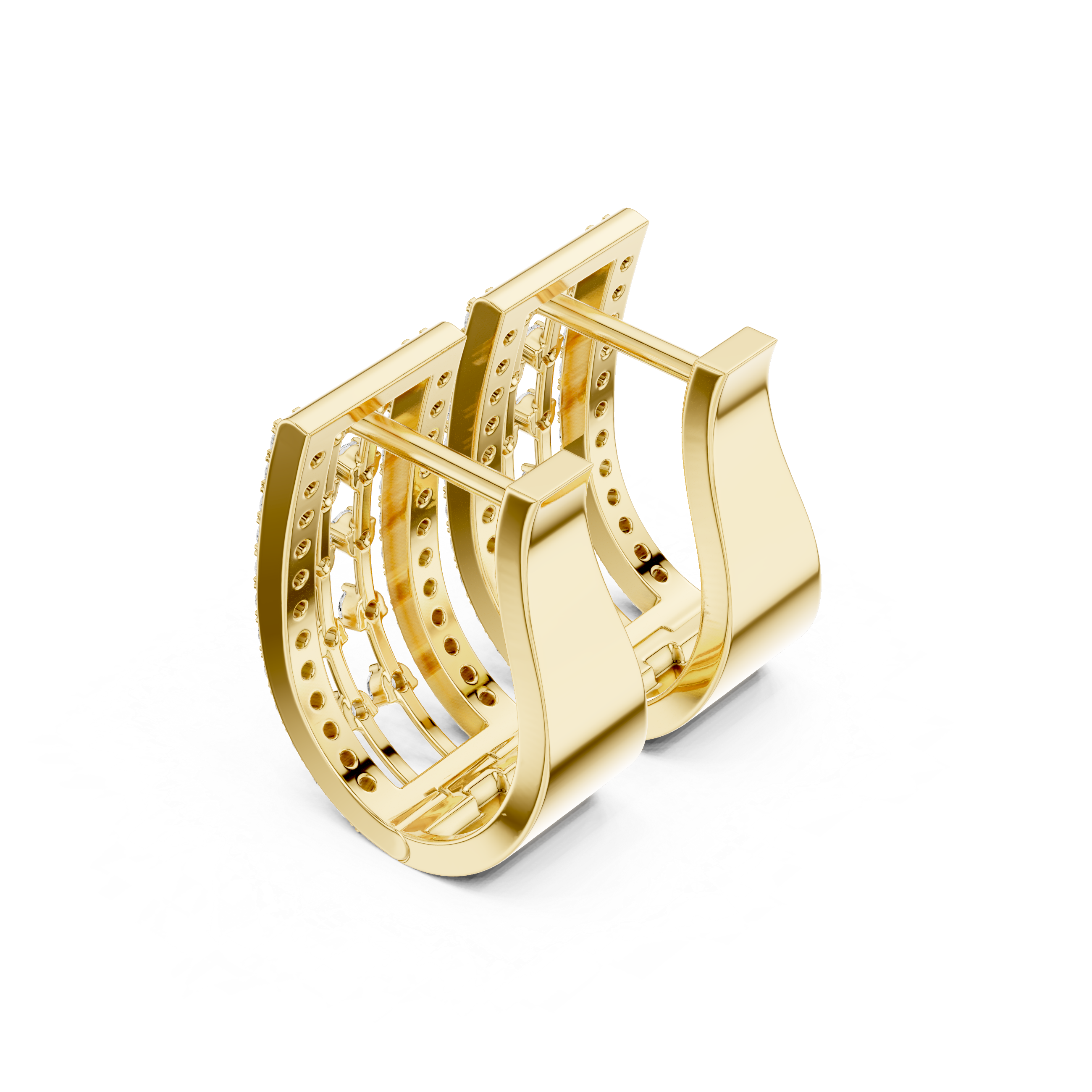 Zephyr Wind Lab Grown Diamond Earrings Jewelry