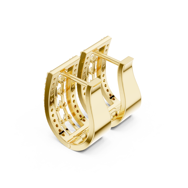 Zephyr Wind Lab Grown Diamond Earrings Jewelry